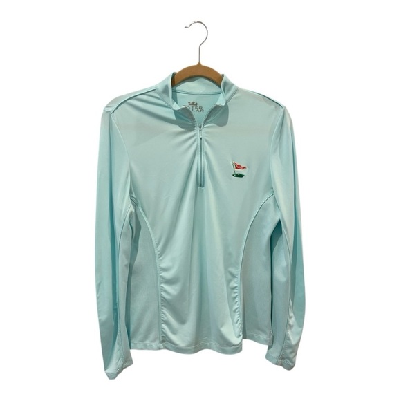 Peter Millar Tops - Peter Millar E4 Wicking 50+ UPF Quarter Zip Golf Shirt Size Small